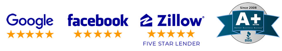 5 Star Reviews Google Facebook Zillow BBB